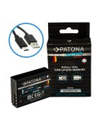 PATONA LP-E10 PLATINUM akkumulátor (1.020mAh) (USB-C) (for Canon) (1404)