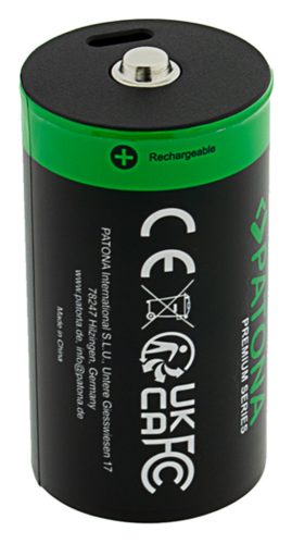 PATONA D (góliát) (LR20) PREMIUM akkumulátor (USB-C) (4.000mAh) (2db) (1412)