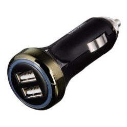 Hama dupla USB autós töltő (14128)