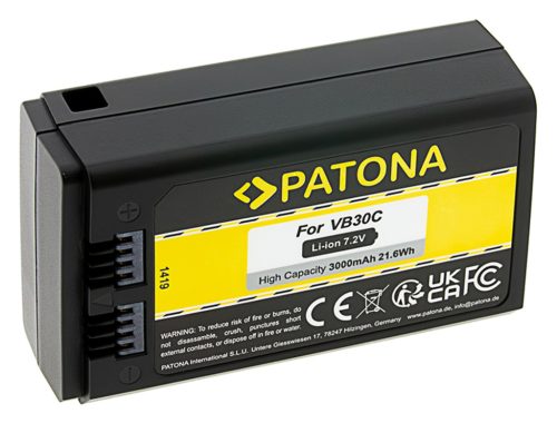 PATONA VB30C STANDARD akkumulátor (for GODOX) (3.000mAh) (1419)