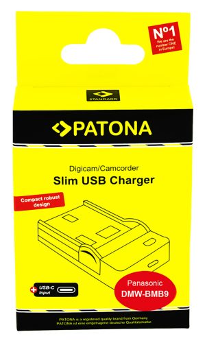 PATONA akkumulátor töltő (USB-C) (for Panasonic DMW-BMB9)