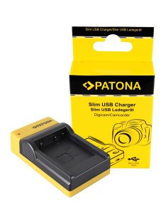   PATONA DMW-BTC12E Slim micro-USB akkumulátor töltő (for Panasonic DMW-BLG10) (151655)