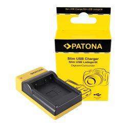   PATONA DMW-BTC12E Slim micro-USB akkumulátor töltő (for Panasonic DMW-BLG10) (151655)