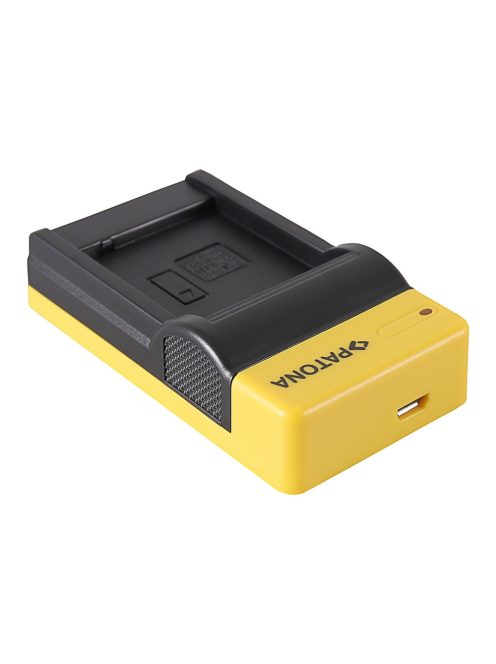 PATONA DMW-BTC12E Slim micro-USB akkumulátor töltő (for Panasonic DMW-BLG10) (151655)