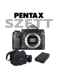   Pentax KP váz + DSLR táska + 1db akkumulátor - (black) KIT