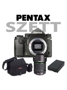   Pentax KP váz + SMC DA 18-135mm + DSLR táska + 1db akkumulátor - (black) KIT