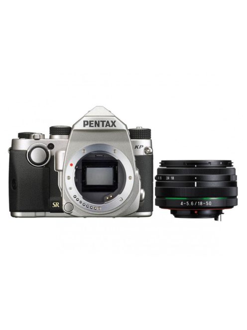 Pentax KP ezüst váz + HD DA 18-50mm WR objektív