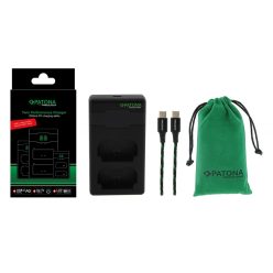   PATONA Premium Twin Performance PD akkumulátor töltő (for Fuji NP-W235) (161888)