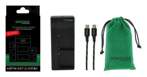 PATONA Premium Twin Performance PD akkumulátor töltő (for Nikon N-EL15) (161965)