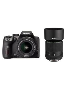   Pentax K-70 váz + HD DA 18-50mm WR + HD DA 55-300mm /4.5-6.3 PLM objektív 