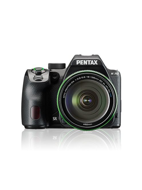Pentax K-70 + DA 18-135mm /3.5-5.6 ED AL (IF) DC WR kit - fekete színű