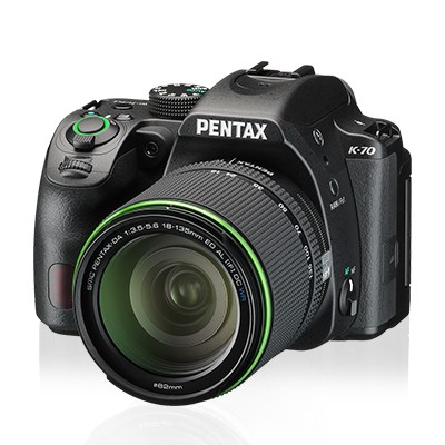 Pentax K-70 + DA 18-135mm /3.5-5.6 ED AL (IF) DC WR kit - fekete színű