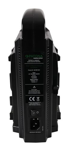 PATONA V-Mount PREMIUM DUAL akkumulátortöltő (+4-Pin XLR kábellel) (1681)