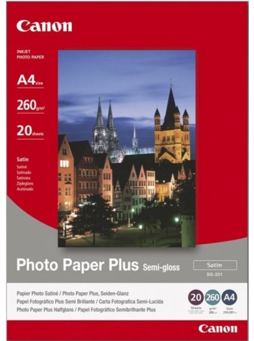 Canon SG-201 Photo Paper Plus (Semi-gloss) (A4) (20 lap) (1686B021)