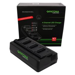 PATONA PREMIUM akkumulátor töltő (for 4x LP-E6) (1700)