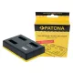 PATONA  CB-2LHE TRIPLE (LCD) akkumulátor töltő (tripla) (for Canon NB-13L / NB-12L) (USB-C) (1710)