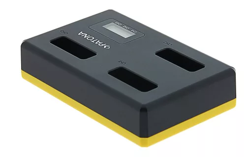 PATONA  CB-2LHE TRIPLE (LCD) akkumulátor töltő (tripla) (for Canon NB-13L / NB-12L) (USB-C) (1710)