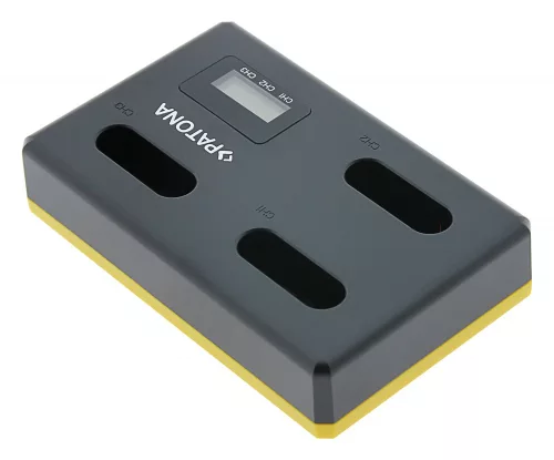 PATONA TRIPLE (LCD) akkumulátor töltő (tripla) (for Sony NP-BX1) (USB-C) (1711)