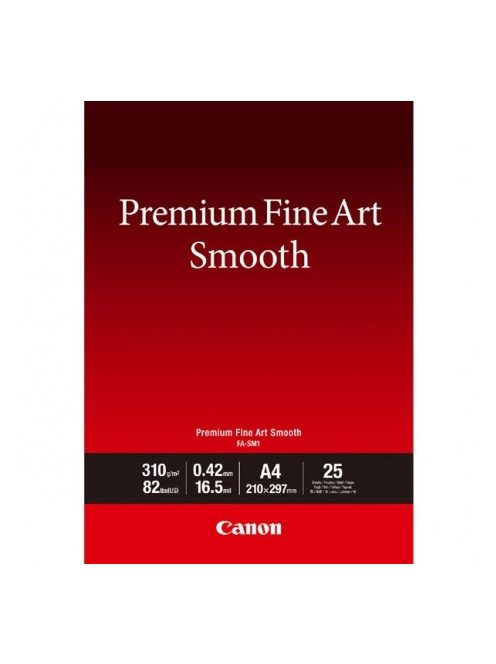 Canon FA-SM1 Premium Fine Art Smooth Paper (A4) (25 lap) (1711C001)
