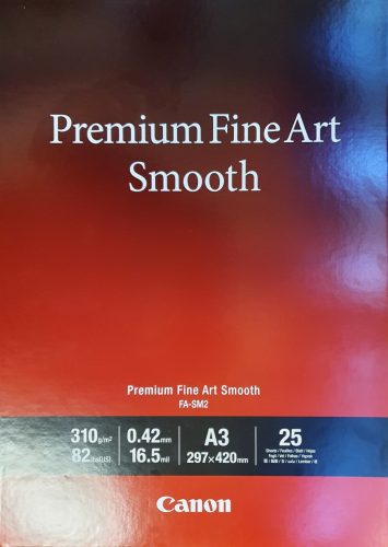 Canon FA-SM2 Premium Fine Art Smooth Paper (A3) (25 lap) (1711C013)