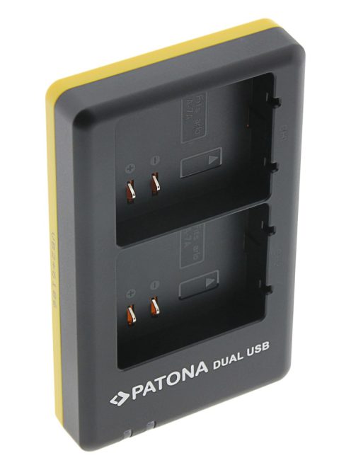 PATONA DUAL akkumulátor töltő (dupla) (for ARLO A-7A) (USB-C + micro USB) (1715)