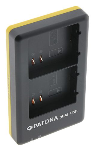 PATONA DUAL akkumulátor töltő (dupla) (for ARLO A-7A) (USB-C + micro USB) (1715)