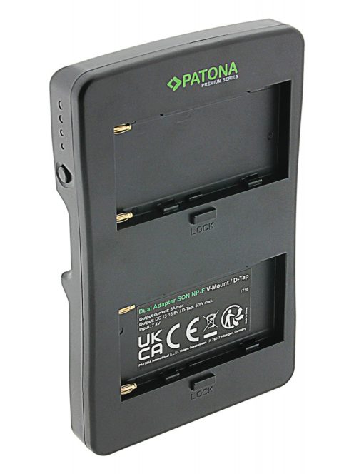 PATONA Premium V-Mount Adapter for 2x Sony NP-F batteries to V-Mount connector (1716)
