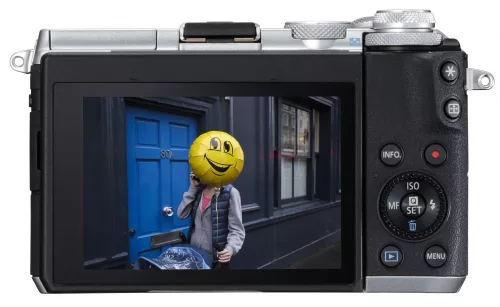 Canon EOS M6 váz - ezüst színű