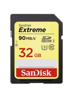   SanDisk Extreme® SDHC™ 32GB memóriakártya (V30) (Class10) (90MB/s) (173355)