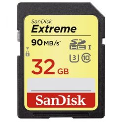   SanDisk Extreme® SDHC™ 32GB memóriakártya (V30) (Class10) (90MB/s) (173355)