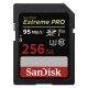 SanDisk Extreme PRO SDXC UHS-I memóriakártya - 256GB, V30, U3, 95 MB/s