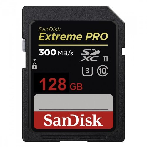 SanDisk Extreme Pro SDXC  128GB (UHS-II) U3 memóriakártya
