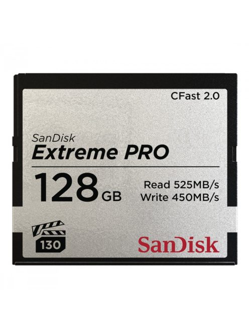 SanDisk Extreme PRO® CFast™ 2.0 128GB memóriakártya (VPG-130) (525MB/s) (173408)