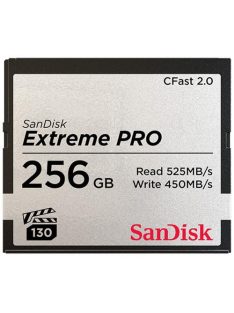   SanDisk Extreme PRO® CFast™ 2.0 256GB memóriakártya (VPG-130) (525MB/s) (173445)