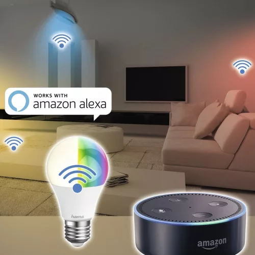 Hama szabályozható WiFi-s LED égő, 10W - E27