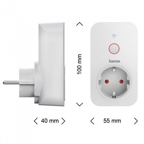 Hama WiFi-s konnektor, 16A - 3500W