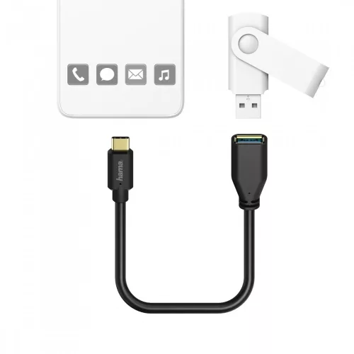 Hama USB Type-C OTG adapter - 15cm