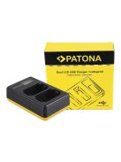 PATONA Dual LCD USB töltő (NP-FZ100) (181927)