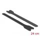 Delock tépőzáras kábelkötegelő (240mm x 13mm) (10db) (fekete/black) (18264)