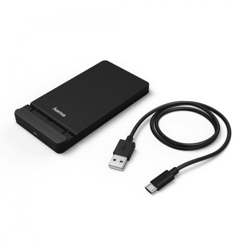 Hama VEZETÉK NÉLKÜLI, ASZTALI MOBILTELEFON "QI-FC10S" TÖLTŐ, 2A