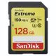 SanDisk Extreme® SDXC™ 128GB memóriakártya (UHS-I) (V30) (U3) (150MB/s) (183525)