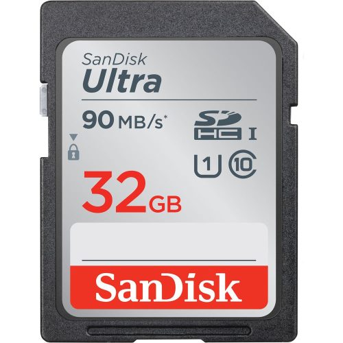 SanDisk SDHC Ultra kártya - 32GB (Class 10) (UHS-I) (90MB/s) (186468)