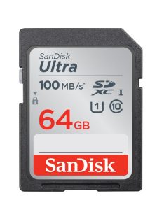   SanDisk SDXC Ultra kártya - 64GB (Class 10) (UHS-I) (100MB/s) (186469)