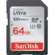 SanDisk SDXC Ultra kártya - 64GB (Class 10) (UHS-I) (100MB/s) (186469)