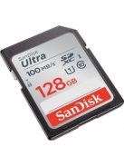SanDisk Ultra® SDXC™ 128GB memóriakártya (UHS-I) (Class10) (100MB/s) (186470)