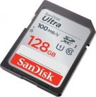 SanDisk Ultra® SDXC™ 128GB memóriakártya (UHS-I) (Class10) (100MB/s) (186470)