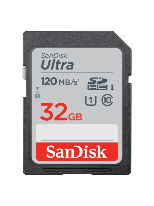 SanDisk Ultra SDHC™ 32GB memóriakártya (UHS-I) (U1) (C10) (120MB/s) (186496)