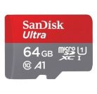 SanDisk Mobile Ultra® microSDXC™ 64GB memóriakártya + adapter (UHS-I) (120MB/s) (Class10) (A1) (186501)