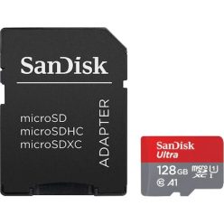   SanDisk Mobile Ultra® microSDXC™ 128GB memóriakártya + adapter (UHS-I) (120MB/s) (Class10) (A1) (186502)