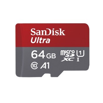 SanDisk Mobile Ultra® microSDXC™ 64GB memóriakártya + adapter (UHS-I) (120MB/s) (Class10) (A1) (186504)